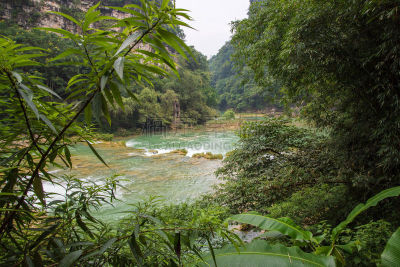 黄果树瀑布,安顺,贵州省,河流,风景,自然,水,美,水平画幅,地形