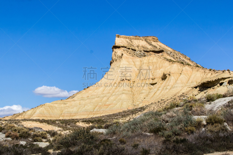 bardenas reales,西班牙,沙漠,纳瓦拉,查济,水平画幅,地形,无人,户外,干的