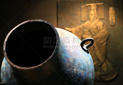 唐朝,远古的,锅,西安,陕西省,青铜,水平画幅,摄影
