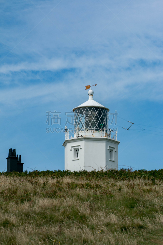 灯塔楼,蜥蜴角,英格兰,康沃尔,灯塔,垂直画幅,纪念碑,天空,建筑,无人