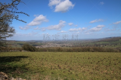 温什科姆,风景,在上面,天空,水平画幅,地形,无人,蓝色,英格兰