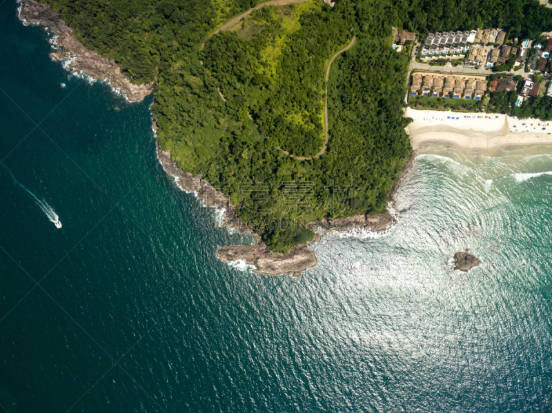 海滩,风景,岩石,顶部,群岛,伊拉贝拉,圣塞巴斯蒂昂,尼加拉瓜,圣保罗,圣保罗州