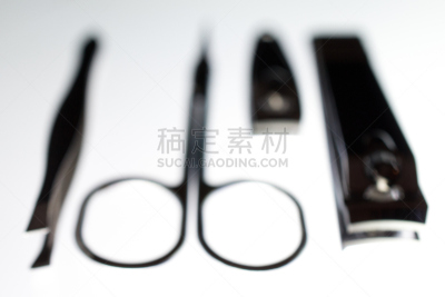 白色,极简构图,美容用具,运动模糊,正面视角,烛花剪,剪线钳,个人随身用品,水平画幅,教育科目