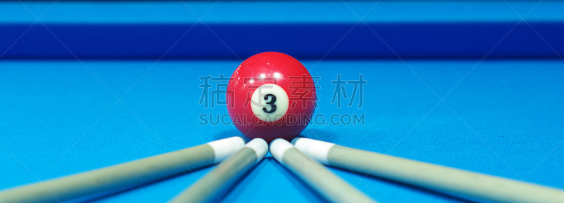数字3,台球,8号球,斯诺克台球,台球开球,母球,桌球台,球杆,构图,沉没