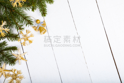 雪花,褐色,枝,杉树,球,留白,新的,纹理效果,档案,古老的