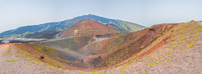 意大利,埃特纳火山,西西里,自然界的状态,环境,雪,公园,草,著名景点,小路