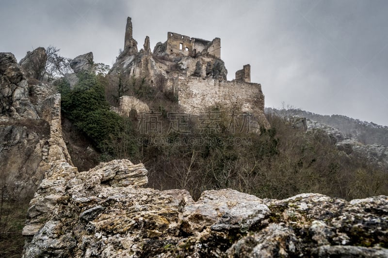 Burgruine Dürnstein, a ruined medieval rock castle in Austria