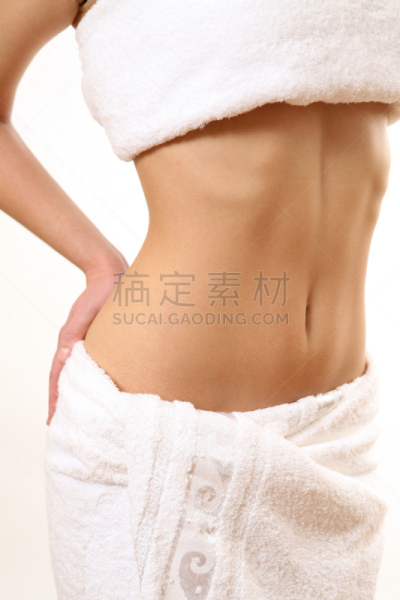 女性,垂直画幅,美,女人,肚脐,手,腹腔,纯净,腹部