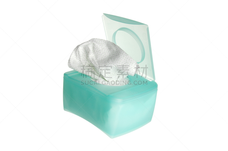 舞台化妆,婴儿湿巾,水平画幅,湿,白色背景,化妆用品,卫生,影棚拍摄,擦,卸妆