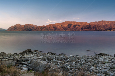 奥塔哥地区,哈威亚湖,新西兰,hawea,水,天空,公园,新的,水平画幅,山