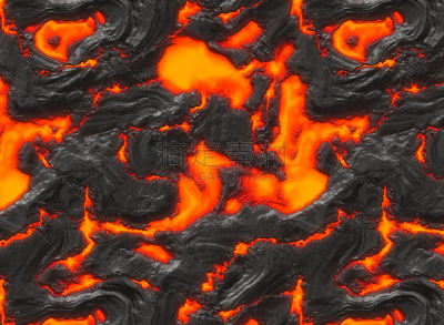 熔岩,熔岩湖,水平画幅,绘画插图,火山地形,图像,彩色图片,纹理,式样