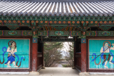 大门,视角,著名景点,韩国,建筑特色,忠清南道,朝鲜半岛,建筑,亚洲