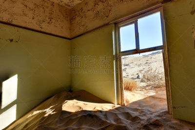 考尔曼斯考普,纳米比亚,废城,被抛弃的,气候,空的,环境,阴影,沙漠,门