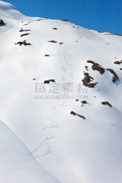 地形,澳大利亚阿尔卑士山脉,蒂涅,思诺山,垂直画幅,山,雪,无人,滑雪坡,户外