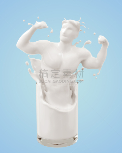 举重训练,牛奶,钙,饮料,活力,运动,清新,背景分离,食品