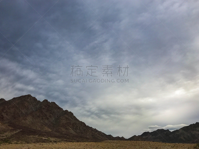 地平线,沙漠,美国,水平画幅,无人,la quinta,户外,戏剧性的天空,加利福尼亚,暗色