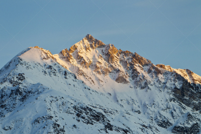 瑞士阿尔卑斯山,黄昏,山顶,日光,魏斯峰,瓦莱斯州,天空,水平画幅,雪,无人