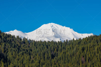 夏士塔山,山,看风景,森林,沙旋,卡斯基德山脉,半挂式卡车,秃树,天空,灵性
