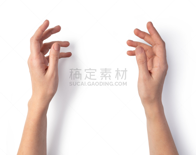 手,安全护栏,女人,商务,人,部分,空的,白色背景,符号,概念
