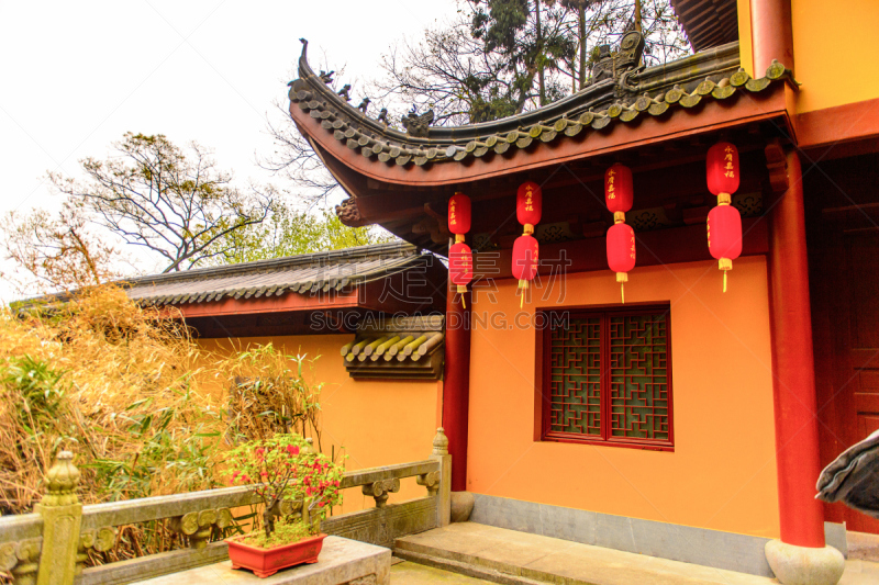 佛,最大,寺庙,灵性,复杂性,灵隐寺,贞德