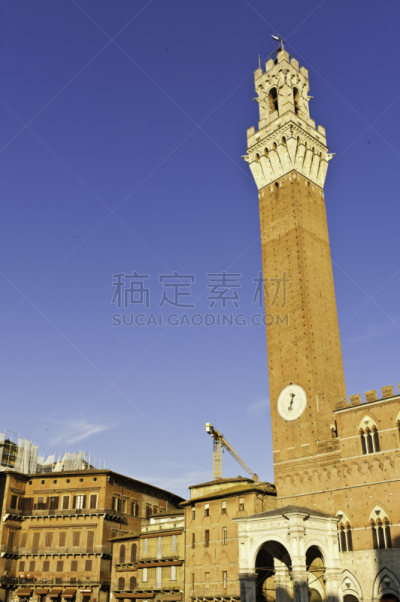 市政大厅,曼贾塔钟楼,坎波广场,托斯卡纳区,意大利,锡耶纳,伊利诺斯州,派里奥,连栋房屋,砖