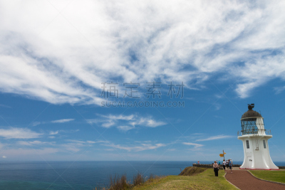cape reinga,灯塔楼,新西兰,北,南太平洋,northland region,水,天空,灵性
