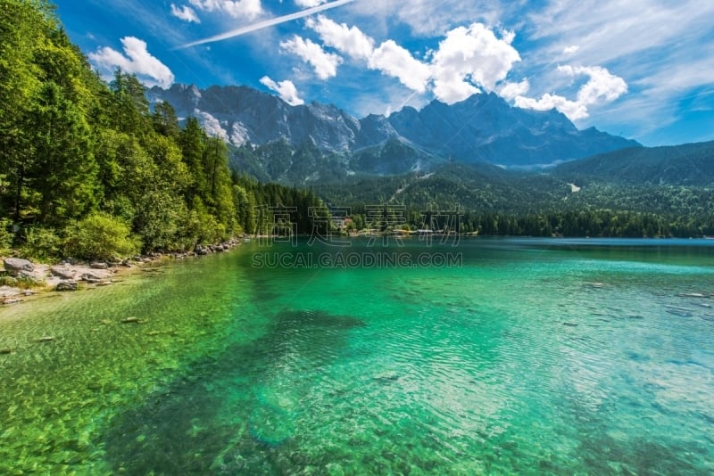 艾博湖,德国,欧洲,自然,风景,湖岸,全景,图像,无人,旅游目的地