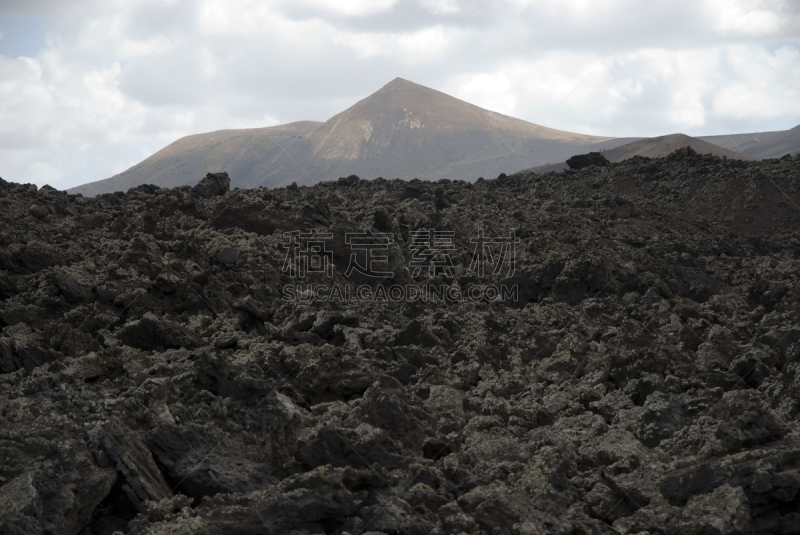 兰萨罗特岛,迈帕斯海滩,火山,加那利群岛,水平画幅,岩石,彩色图片,无人,大西洋群岛,户外