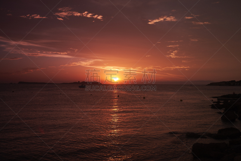 特拉华,水,天空,美,水平画幅,夜晚,旅行者,夏天,巴利阿里群岛,户外