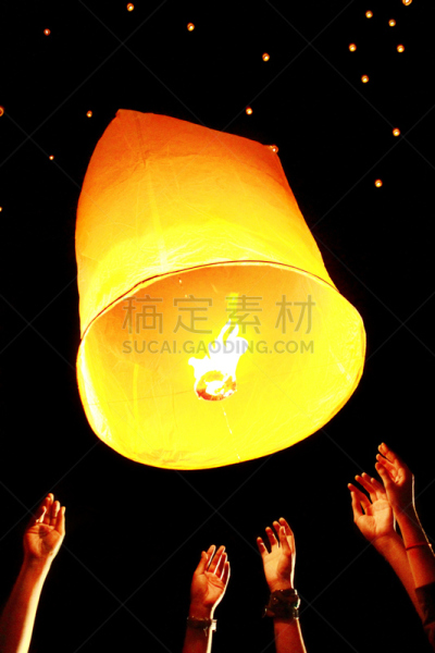 灯笼,天空,卫塞节,婆罗浮屠佛塔遗址,无人,佛,垂直画幅,图像,摄影