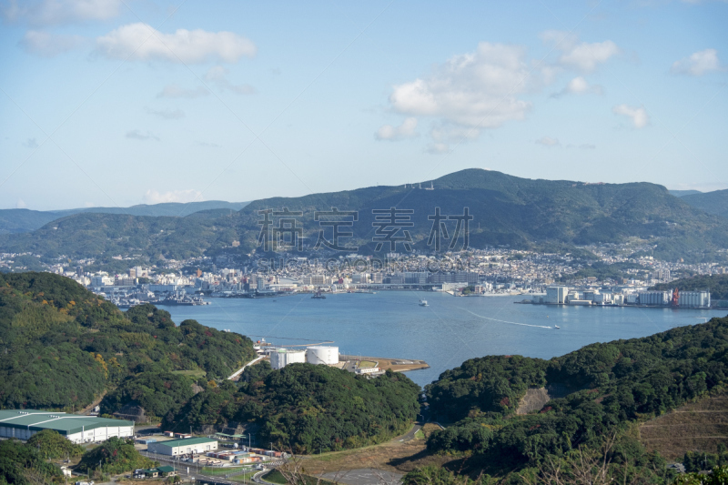 风景,长崎,佐世保,日本,岛,海洋,大群动物,水,天空,美