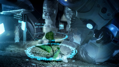 宇航员,两个人,空间探索,外星人,数据,行星,脱氧核糖核酸,发现,分析,出示