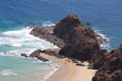 灵性,桃金娘科常绿树,新西兰,cape reinga,毛利人,水平画幅,岩石,无人,户外,海洋
