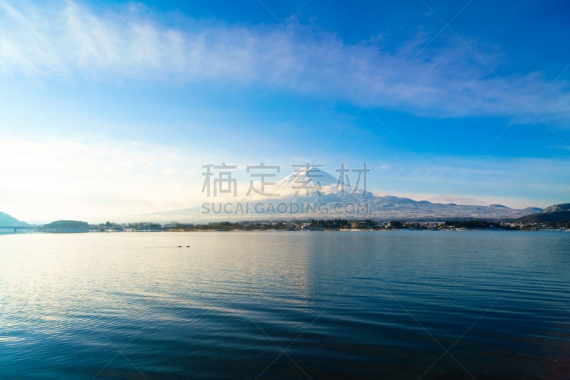 河口湖,富士山,看风景,富士河口湖,自然,天空,旅游目的地,水平画幅,雪,无人