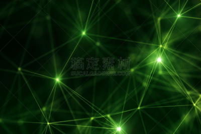 未来,抽象,计算机网络,（血管、淋巴管、神经等的）丛,绿色,技术,式样,水平画幅,无人,散焦