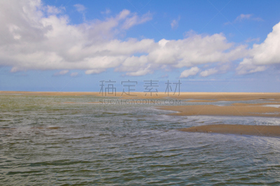 索姆,特拉华,法国,毕加底,诺曼底,水平画幅,沙子,海港,运河,夏天