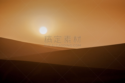戈壁滩,小丘,撒哈拉沙漠,风,水平画幅,山,沙子,户外,干的,沙丘