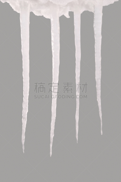 背景分离,冰柱,分离着色,银色,垂直画幅,水,雪,纯净,尖利,明亮