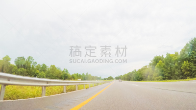 田纳西,公路,西,美国州际公路,从在汽车上的角度拍摄,拍摄场景,美国,水平画幅,后院,路
