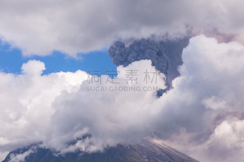 火山,厄瓜多尔山,动作,平衡折角灯,通古拉瓦火山,安山岩,火神,盖丘亚印第安人,火山学,地震