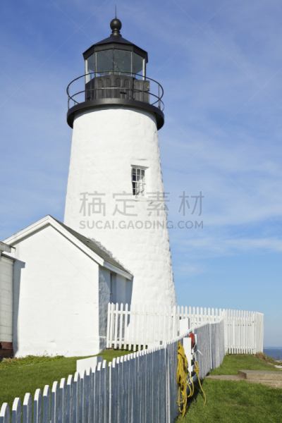 佩马奎德角灯塔,佩马奎德角,裴马奎德半岛,灯塔,垂直画幅,无人,当地著名景点,缅因州,建筑外部,户外