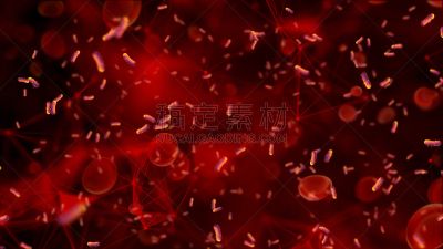 人体,三维图形,红色,科学,生物学,健康保健,血细胞,细菌,病毒,静脉