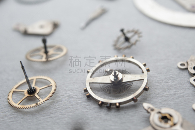 机件,大特写,桌子,表,车轮,钟表匠,水平画幅,小的,腕表,桶