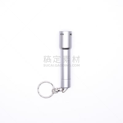 手电筒,小的,分离着色,钢铁,照明设备,白色背景,银色,电池,聚光灯,能源