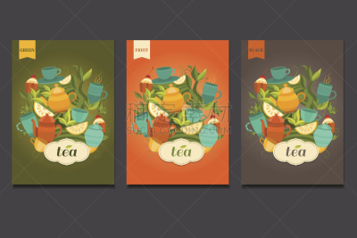 标签,式样,茶,糖罐,茶包,红茶,茶叶,壶,下午茶,绿茶
