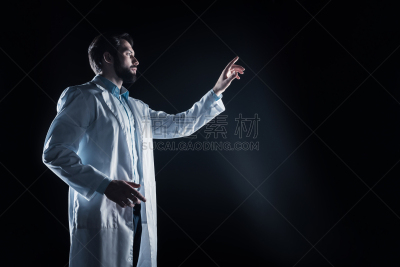 男人,黑颈长脚鹬,看,舒服,前面,暴力,申请表,自动的,拉布拉多犬,多媒体