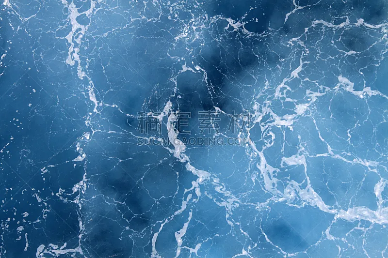 海洋 蓝色 深的 波浪 水面 满画幅 正上方视角 航拍视角 肥皂泡 水图片素材下载 稿定素材