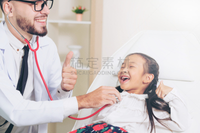 健康保健,儿童,幸福,大汗淋漓,小的,办公室,概念,检查