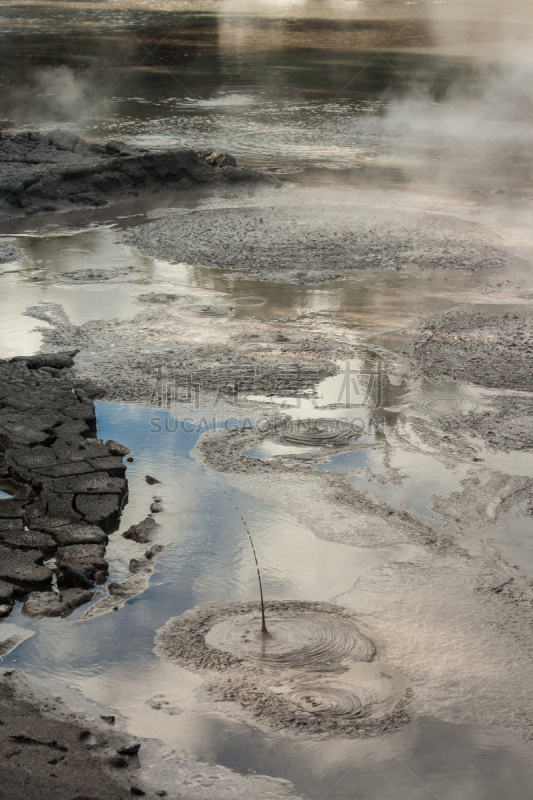 罗托鲁阿,mud pot,新西兰,垂直画幅,无人,泥土,spa美容,户外,lake taupo,怀奥塔普温泉公园