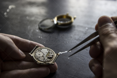 钟表匠,表,自动的,古董,水平画幅,古老的,古典式,珠宝,时间,金属